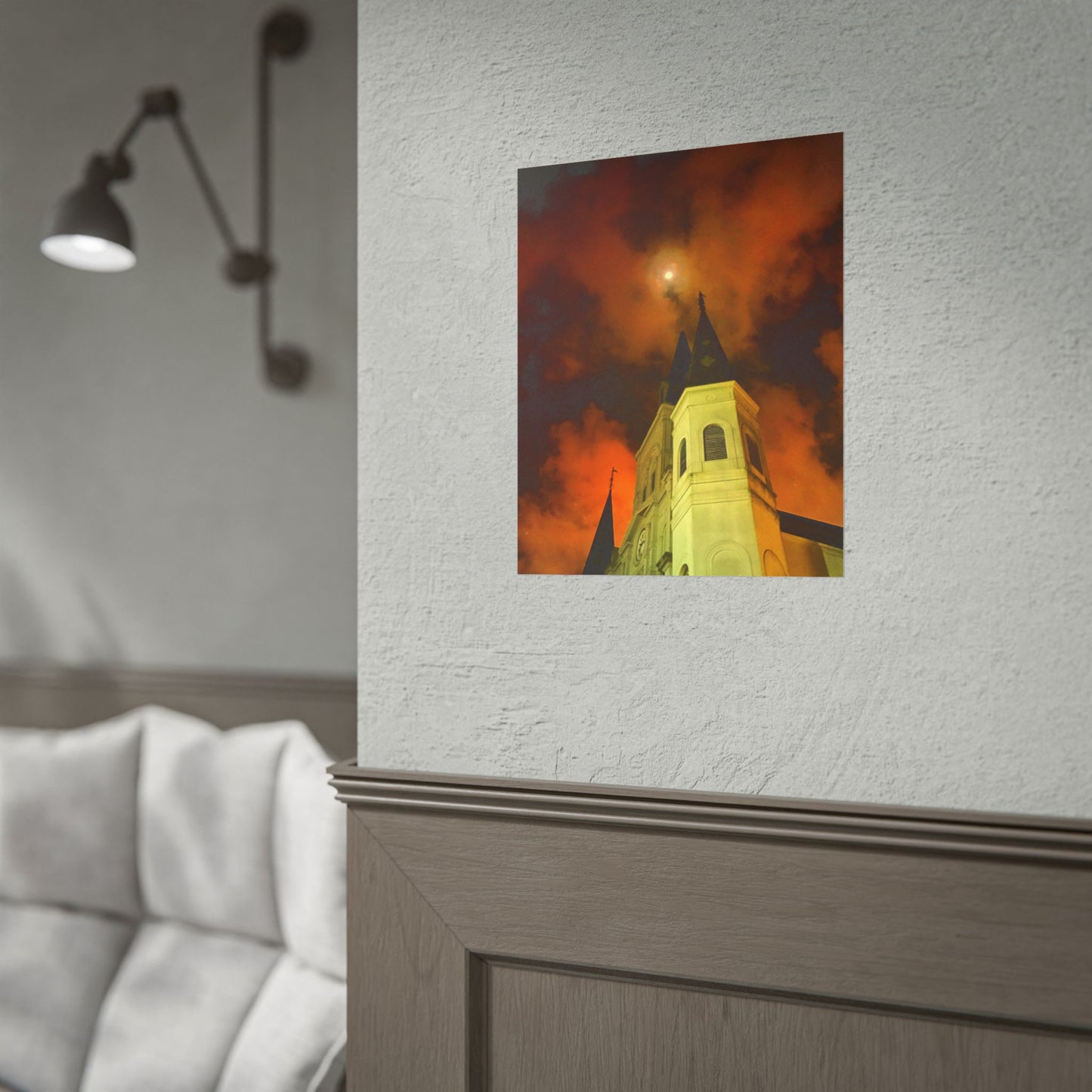 Moonrise Over St. Louis (V.2) Rolled Poster
