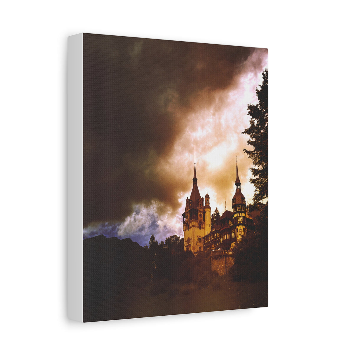 Peles Castle Matte Canvas, Stretched, 1.25"