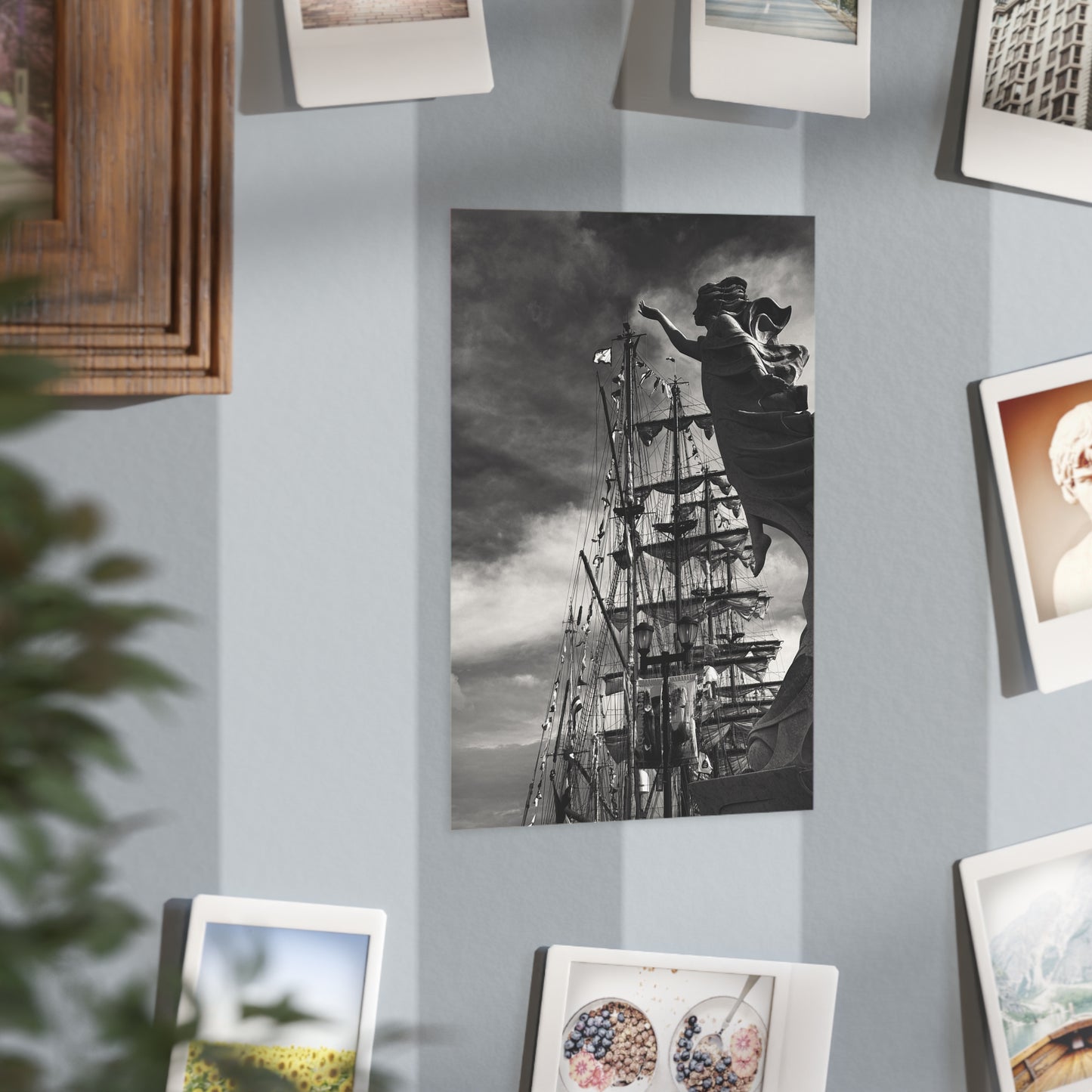 Hope and the Tall Ships Paper Print