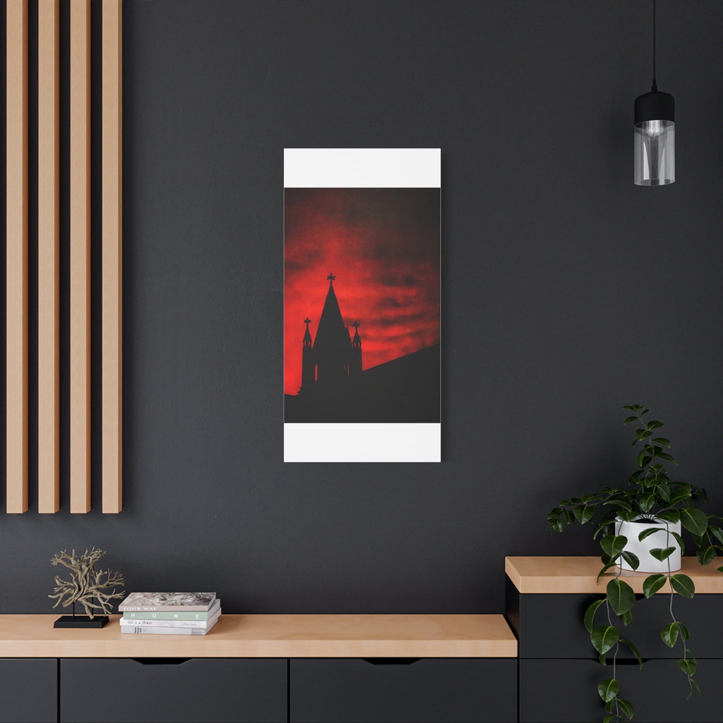Blood Dusk Matte Canvas, Stretched, 1.25"