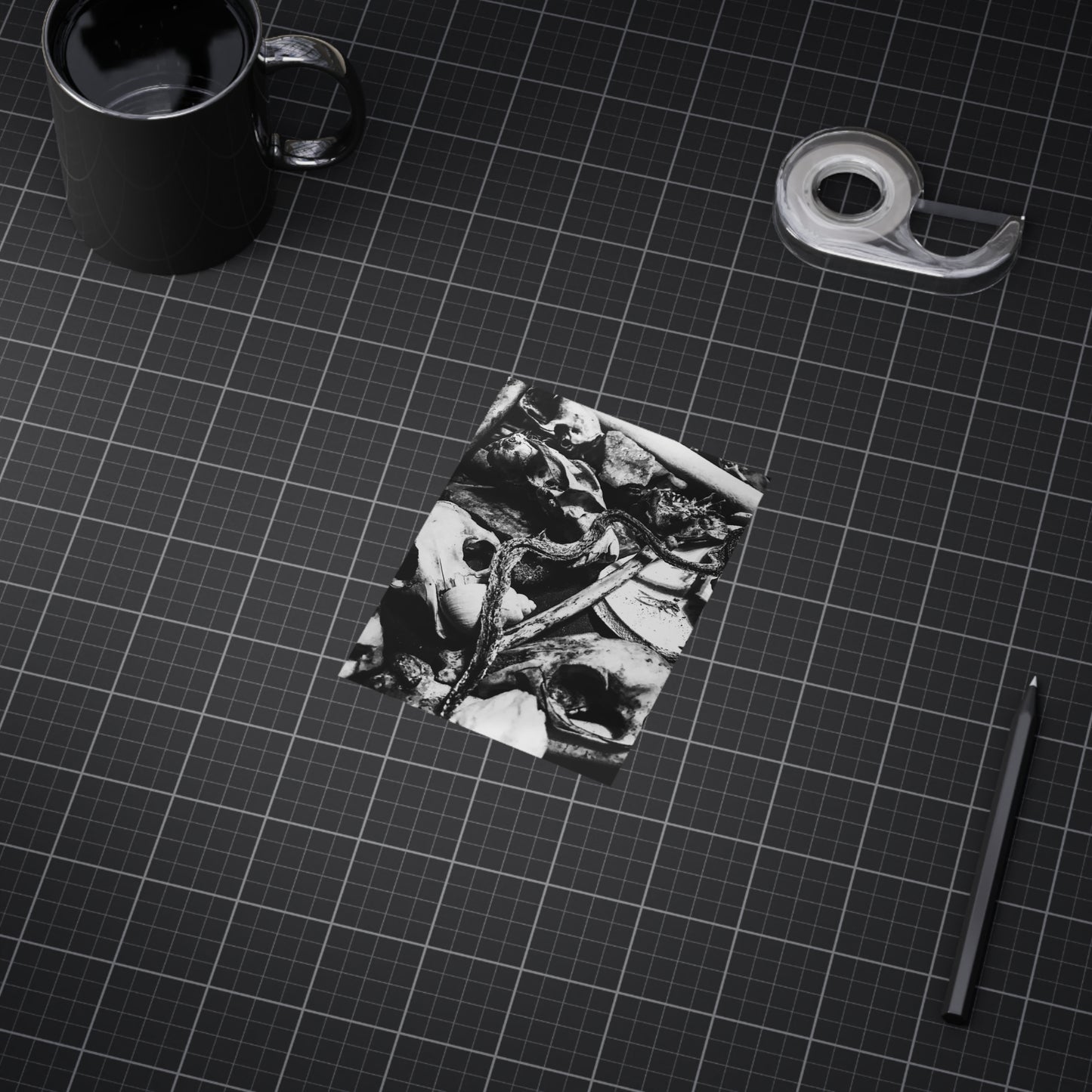 Them Bones Paper Print