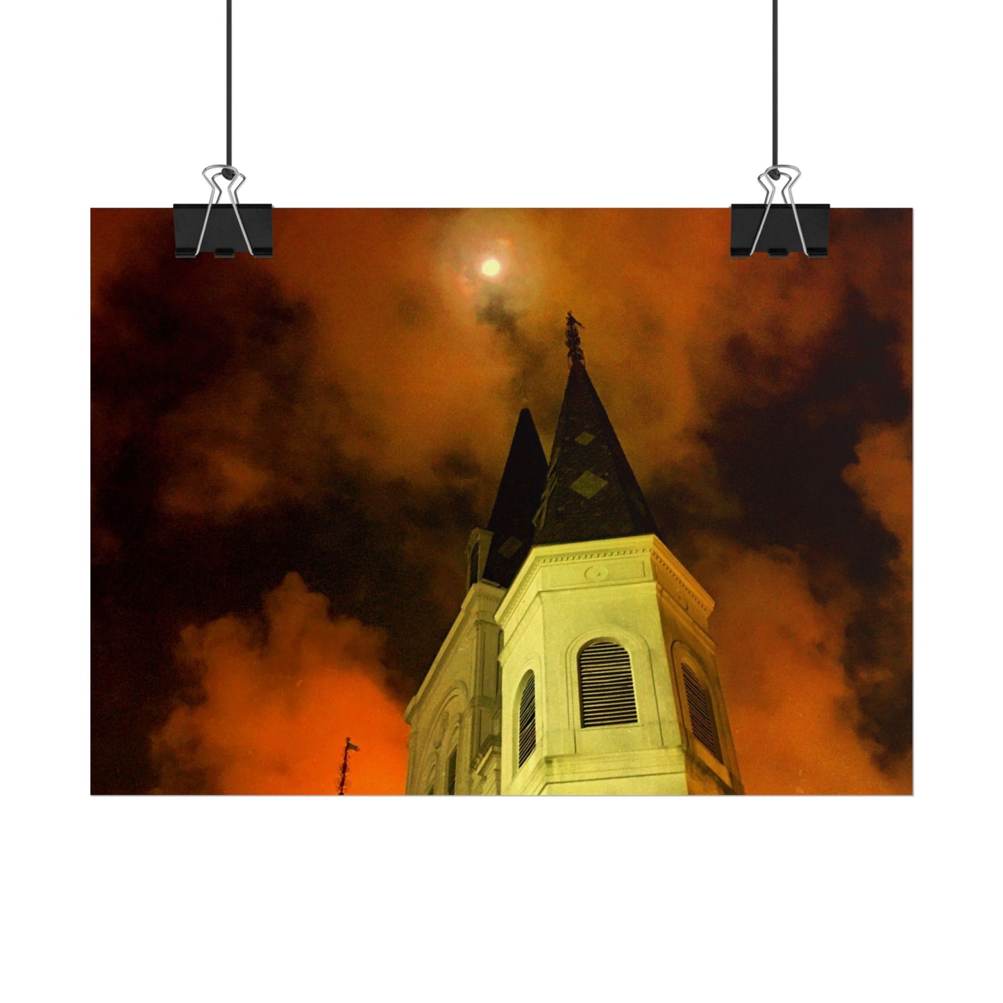 Moonrise Over St. Louis (V.2) Rolled Poster