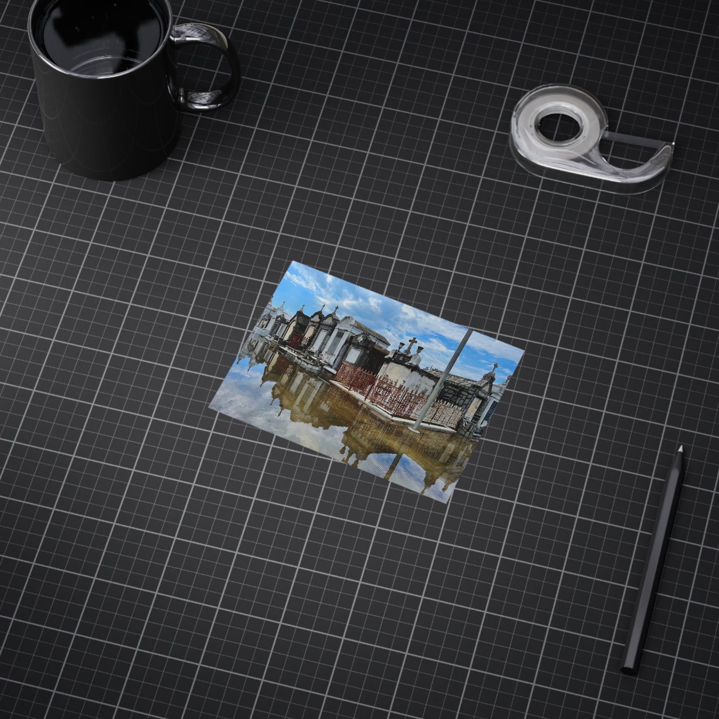The Day The Sky Fell On Saint Joseph Paper Print