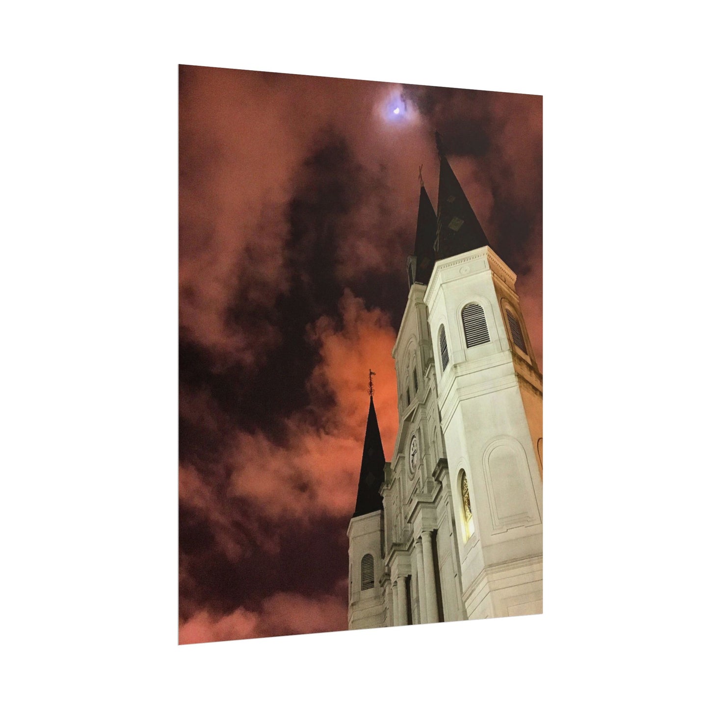 Moonrise Over St. Louis (V.1) Rolled Poster