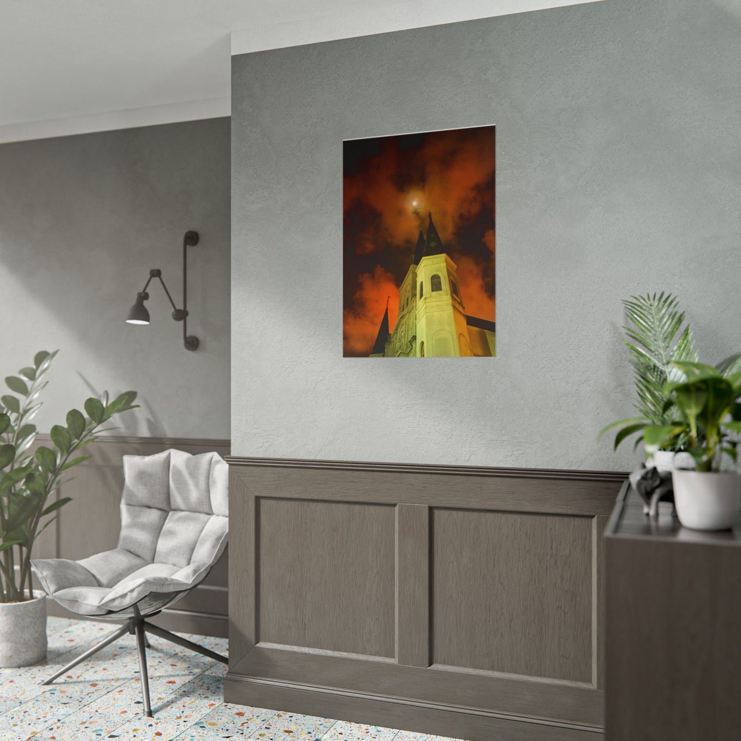 Moonrise Over St. Louis (V.2) Rolled Poster