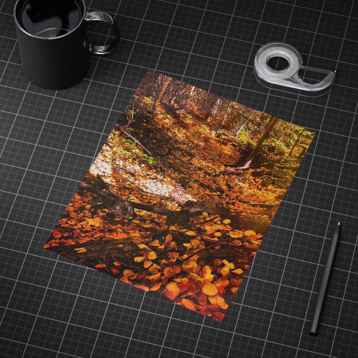 Autumn Gold Paper Print