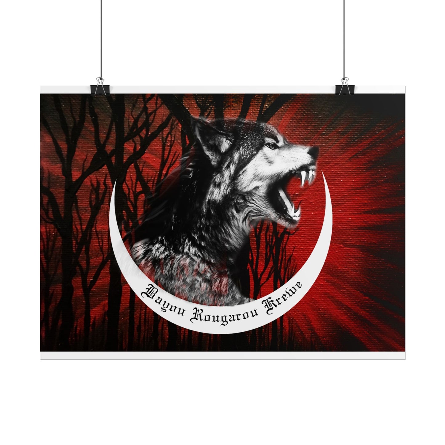 The Bayou Rougarou Krewe Rolled Poster