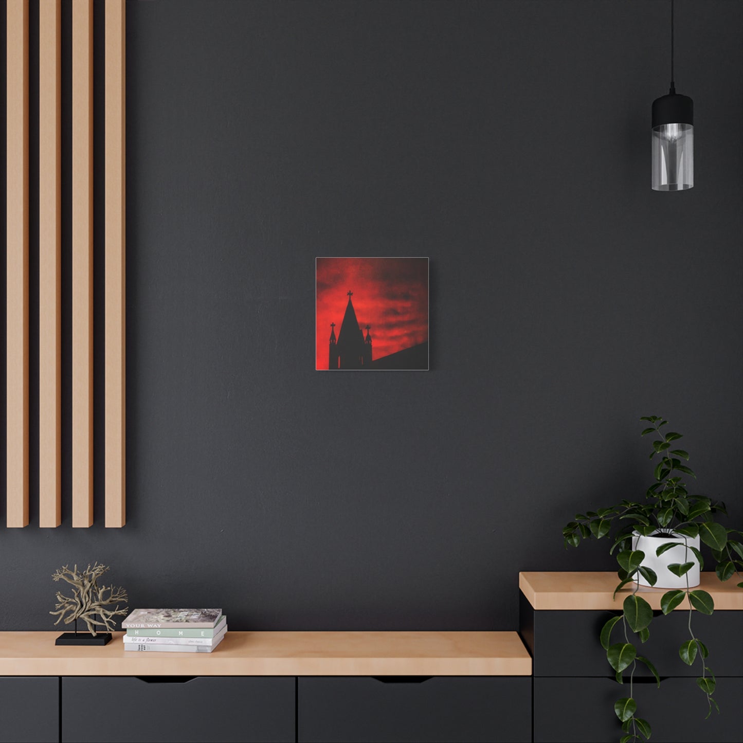Blood Dusk Matte Canvas, Stretched, 1.25"
