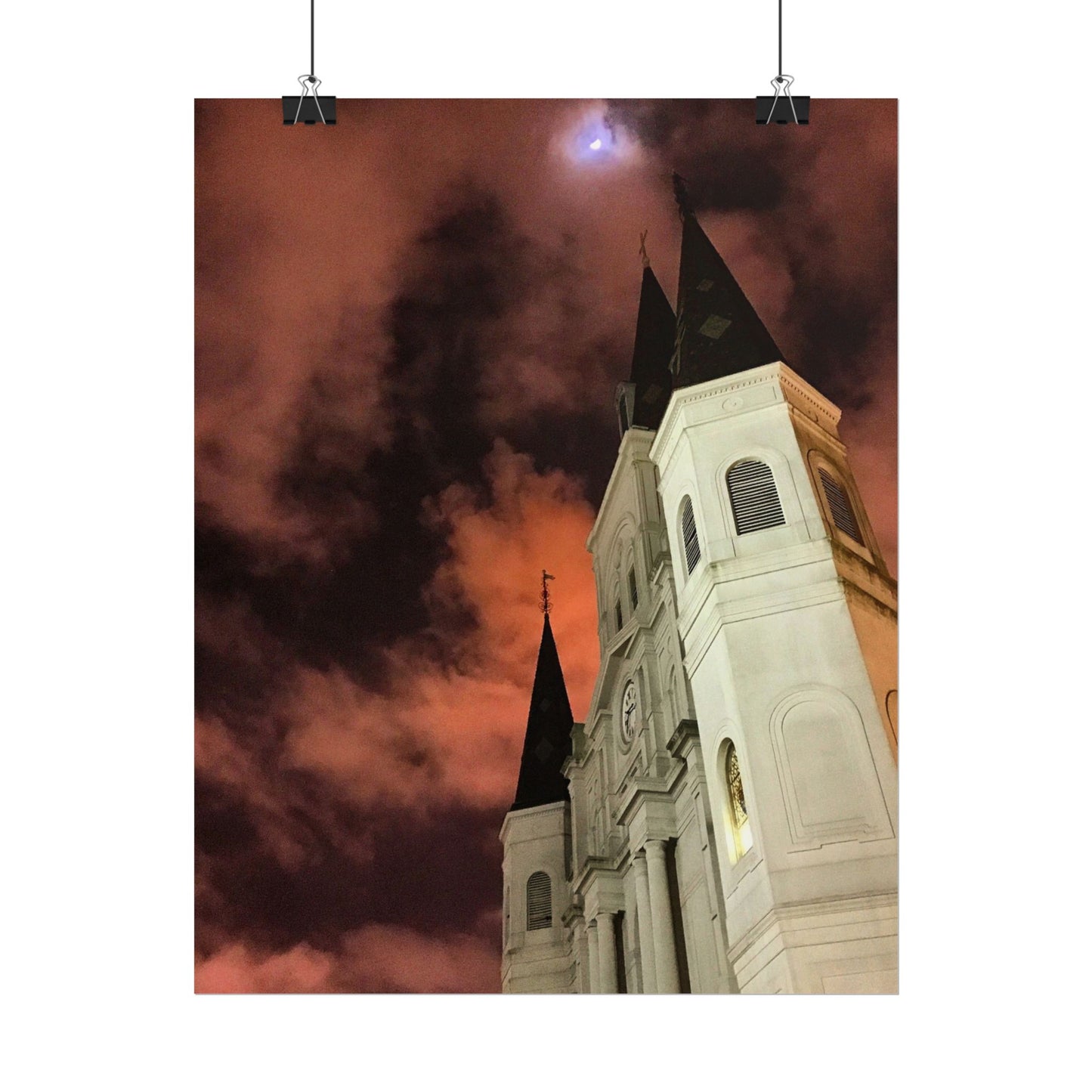 Moonrise Over St. Louis (V.1) Rolled Poster