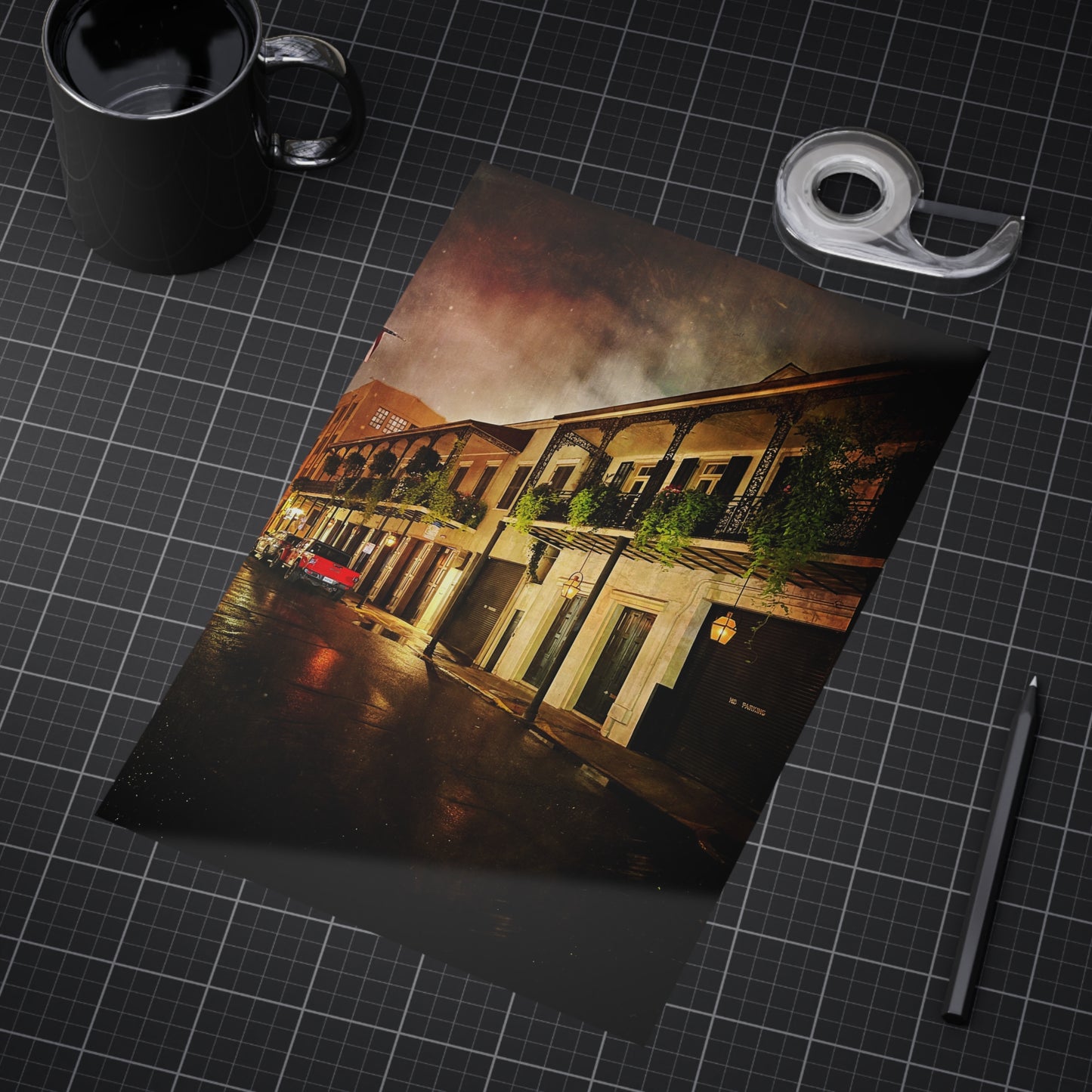 Frech Quarter Paper Print