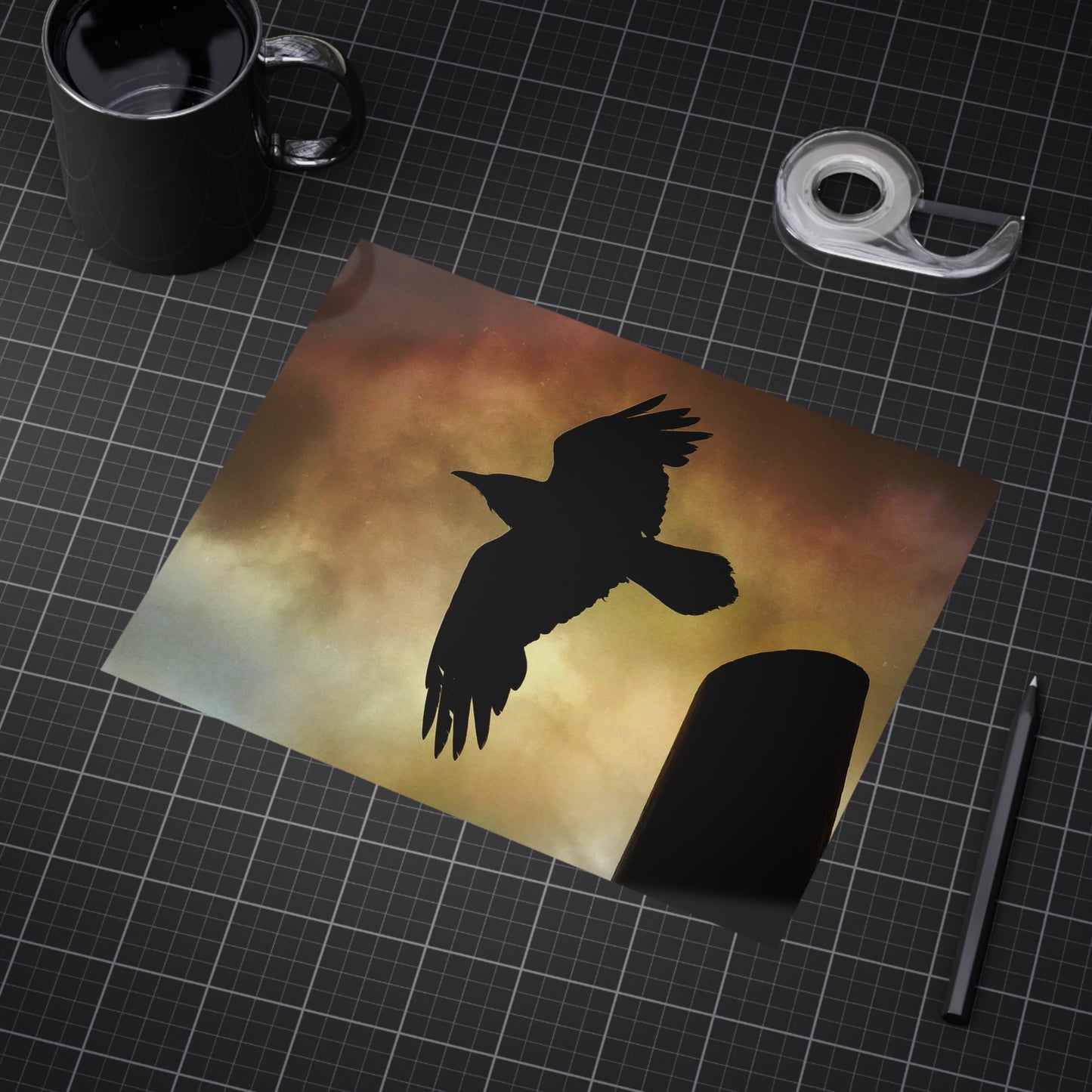 Guardian Awakens Paper Print