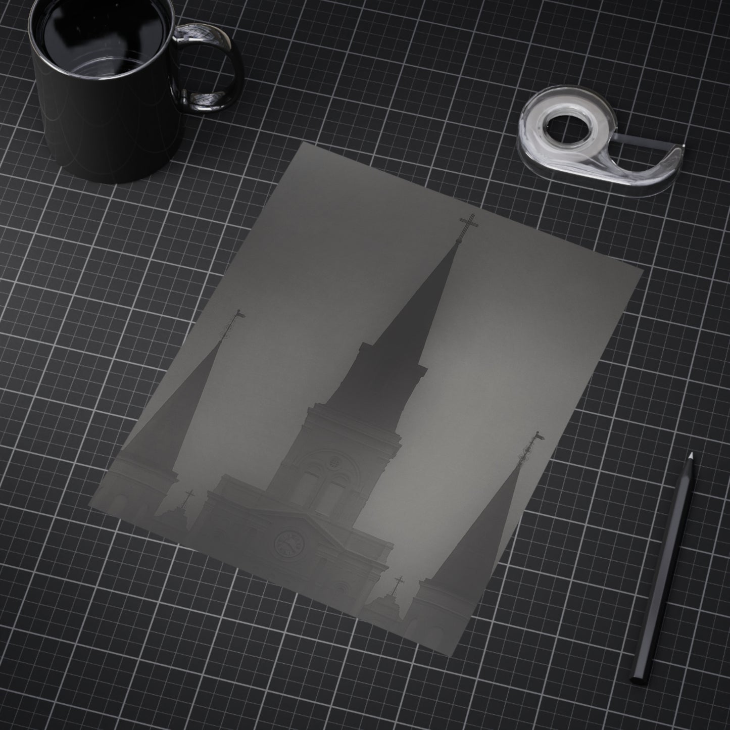 St. Louis of the Mist Paper Print
