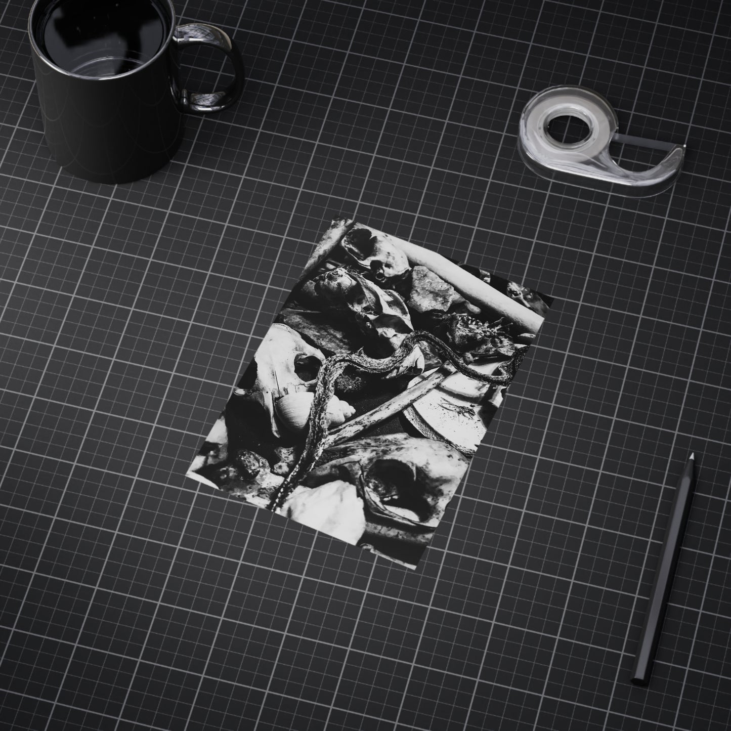 Them Bones Paper Print