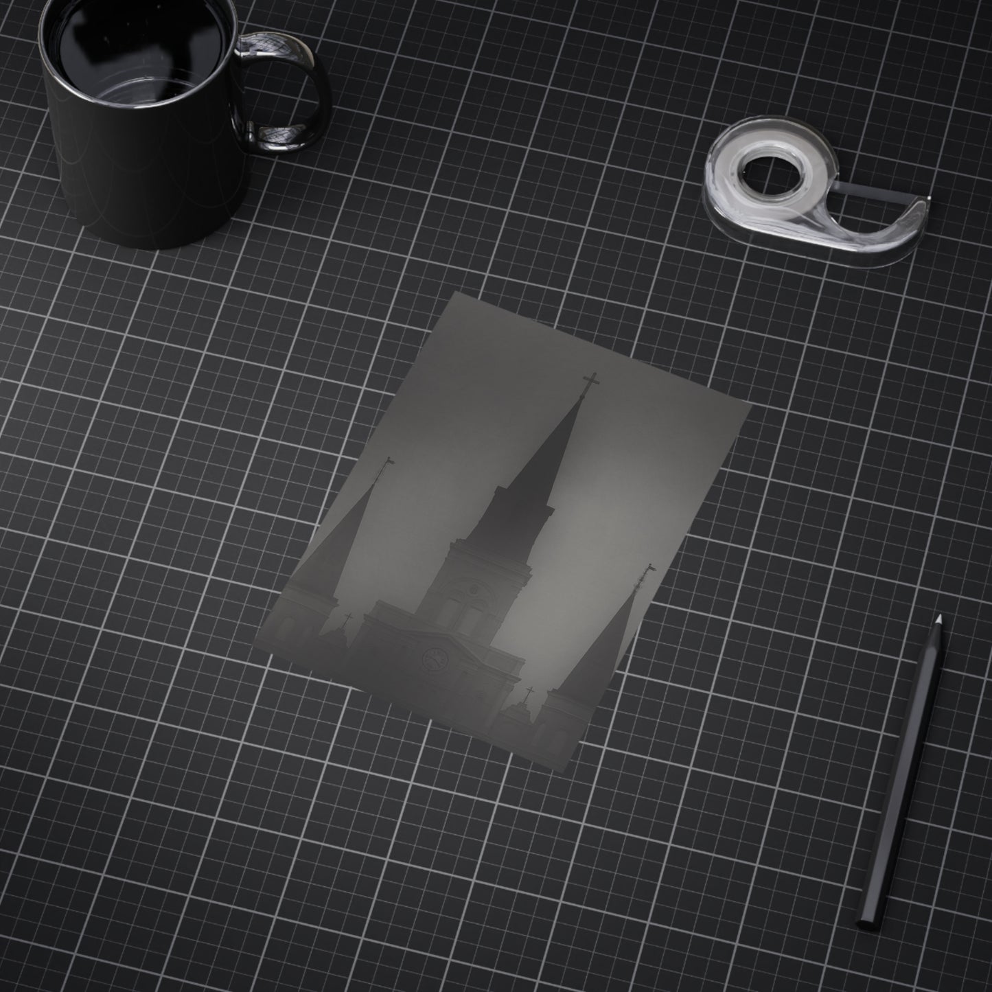 St. Louis of the Mist Paper Print