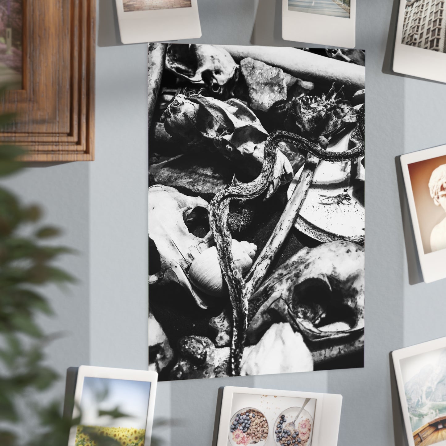 Them Bones Paper Print