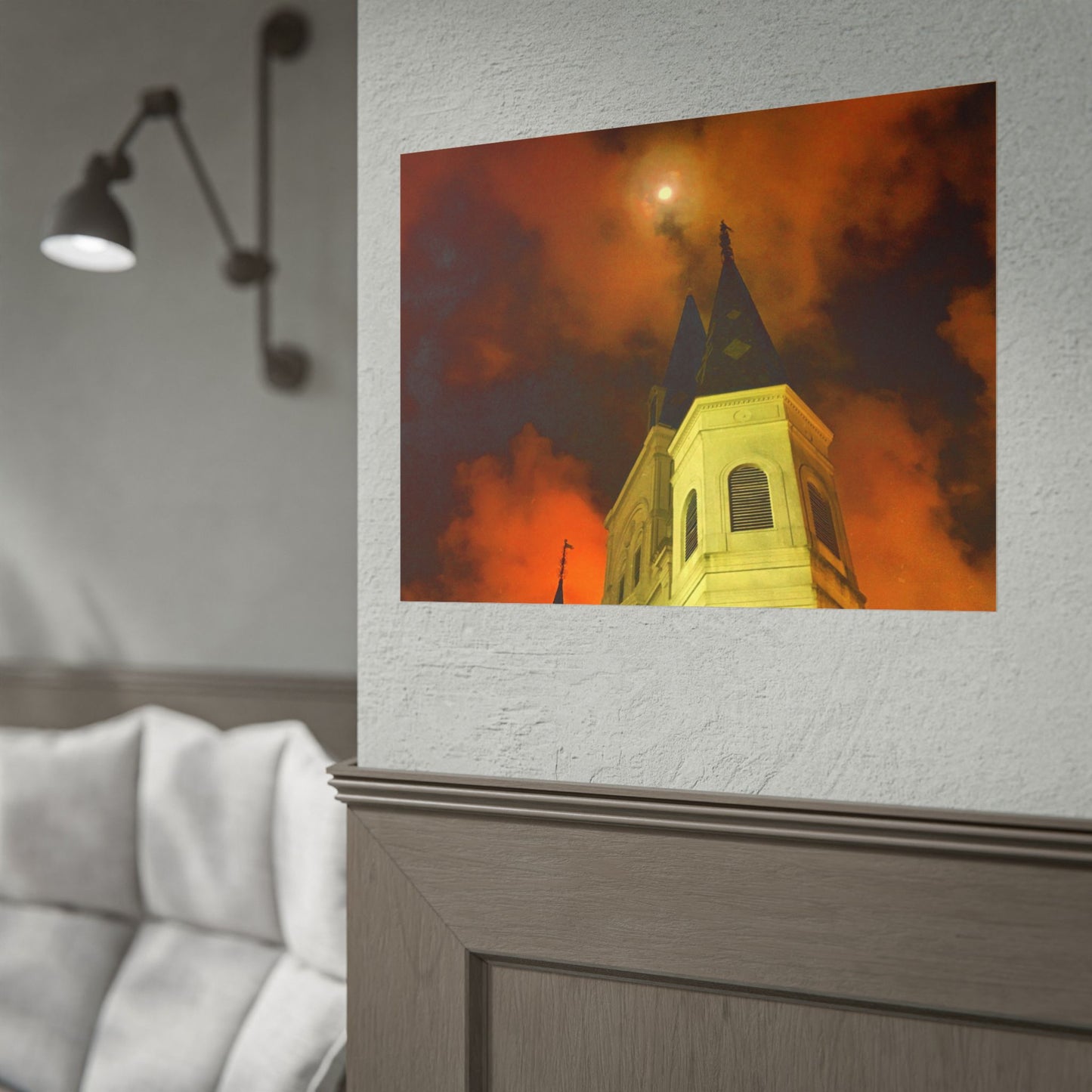 Moonrise Over St. Louis (V.2) Rolled Poster