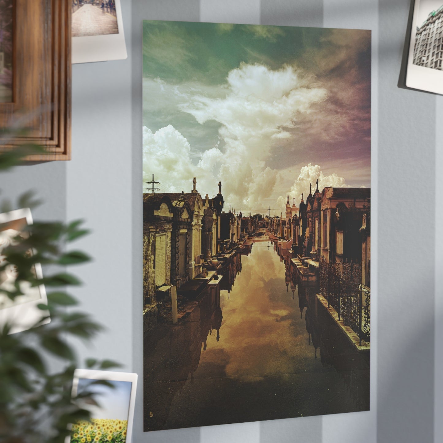 When The Sea Drenched The Heavens Paper Print