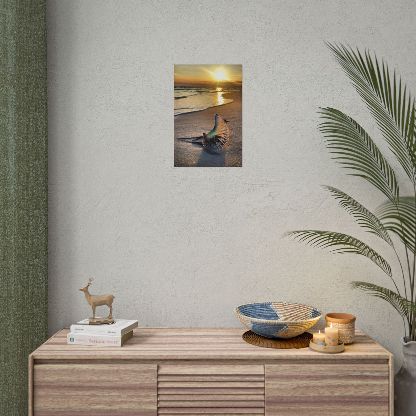 The Day The Moon Washed Ashore Rolled Poster