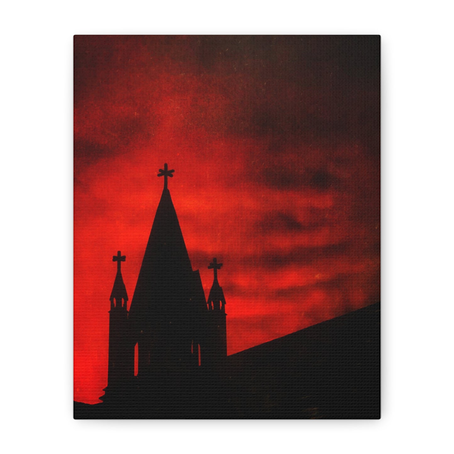 Blood Dusk Matte Canvas, Stretched, 1.25"