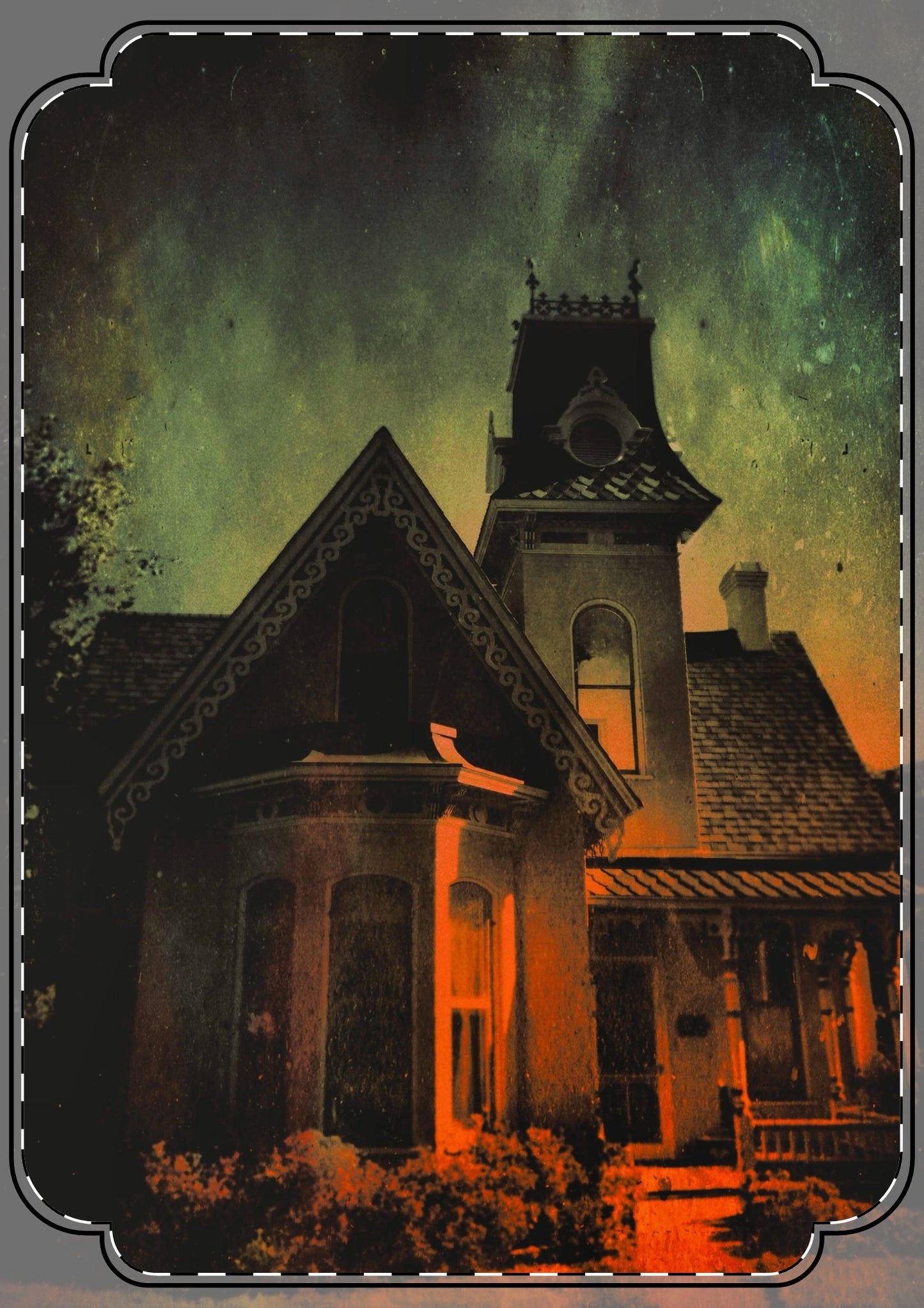 The Old House on the Left Flat Greeting Cards (envelopes included)