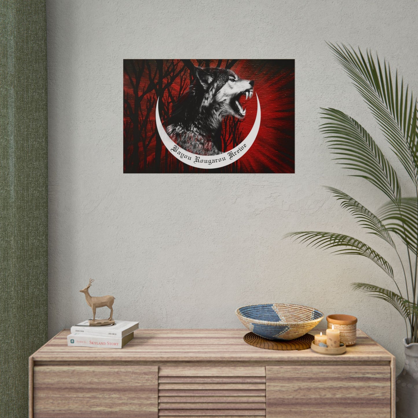 The Bayou Rougarou Krewe Rolled Poster