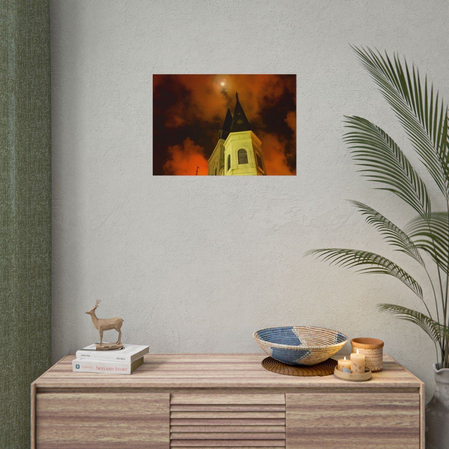 Moonrise Over St. Louis (V.2) Rolled Poster