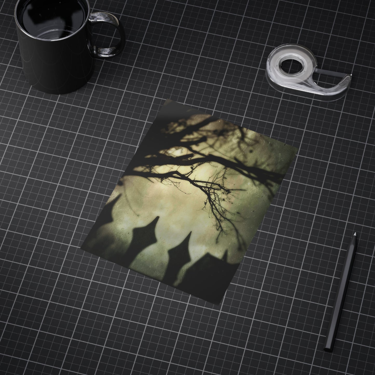 Rainy October Paper Print