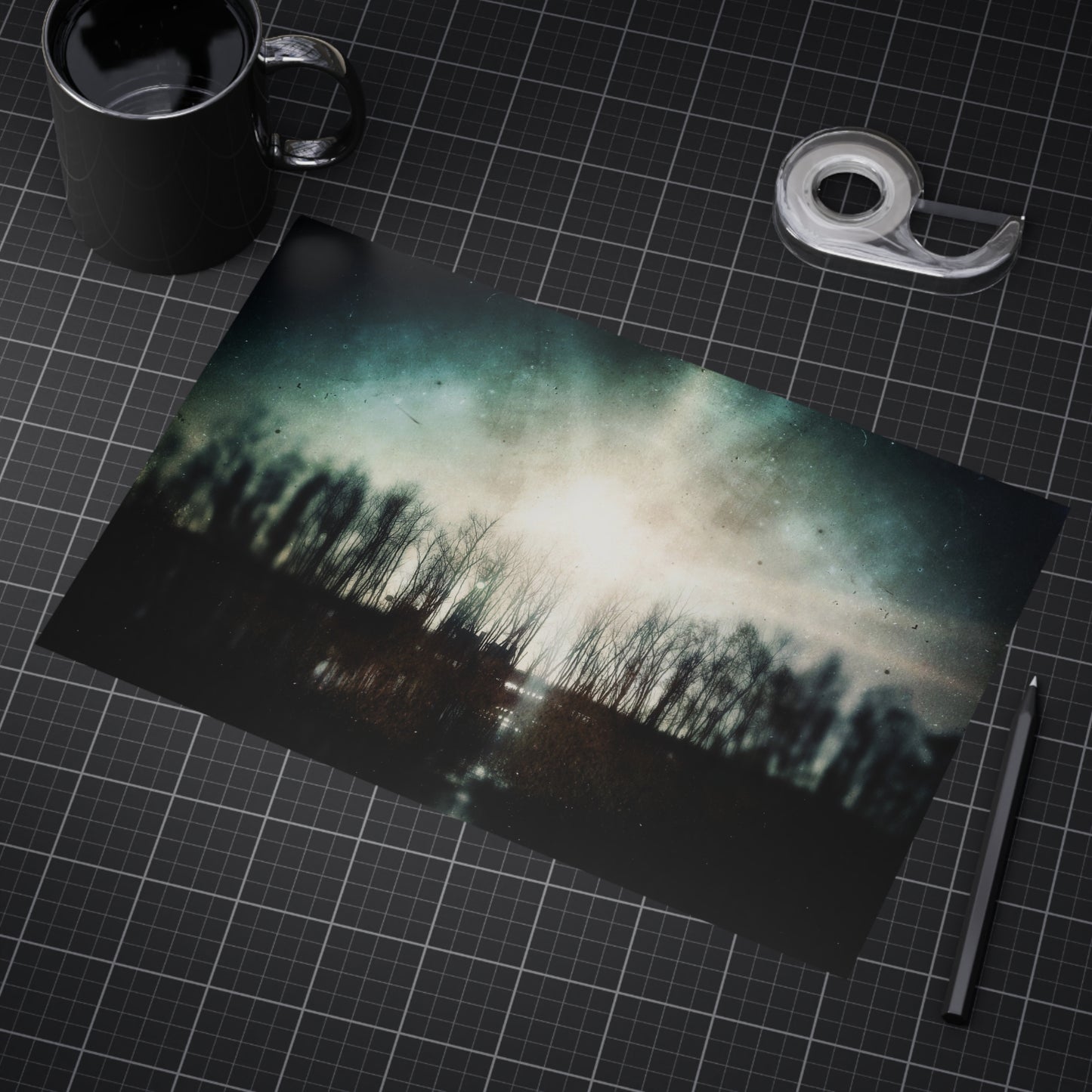 Bayou Dusk Paper Print