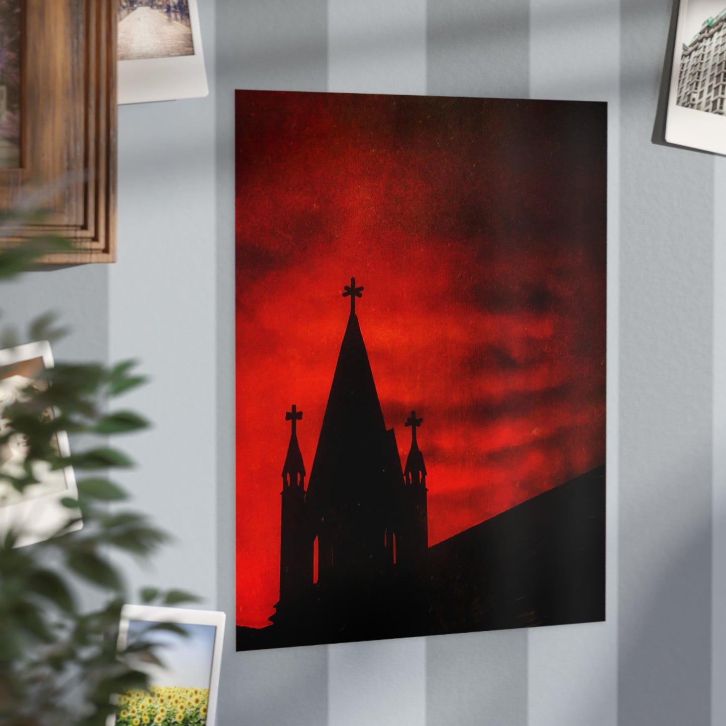 Blood Dusk Paper Print