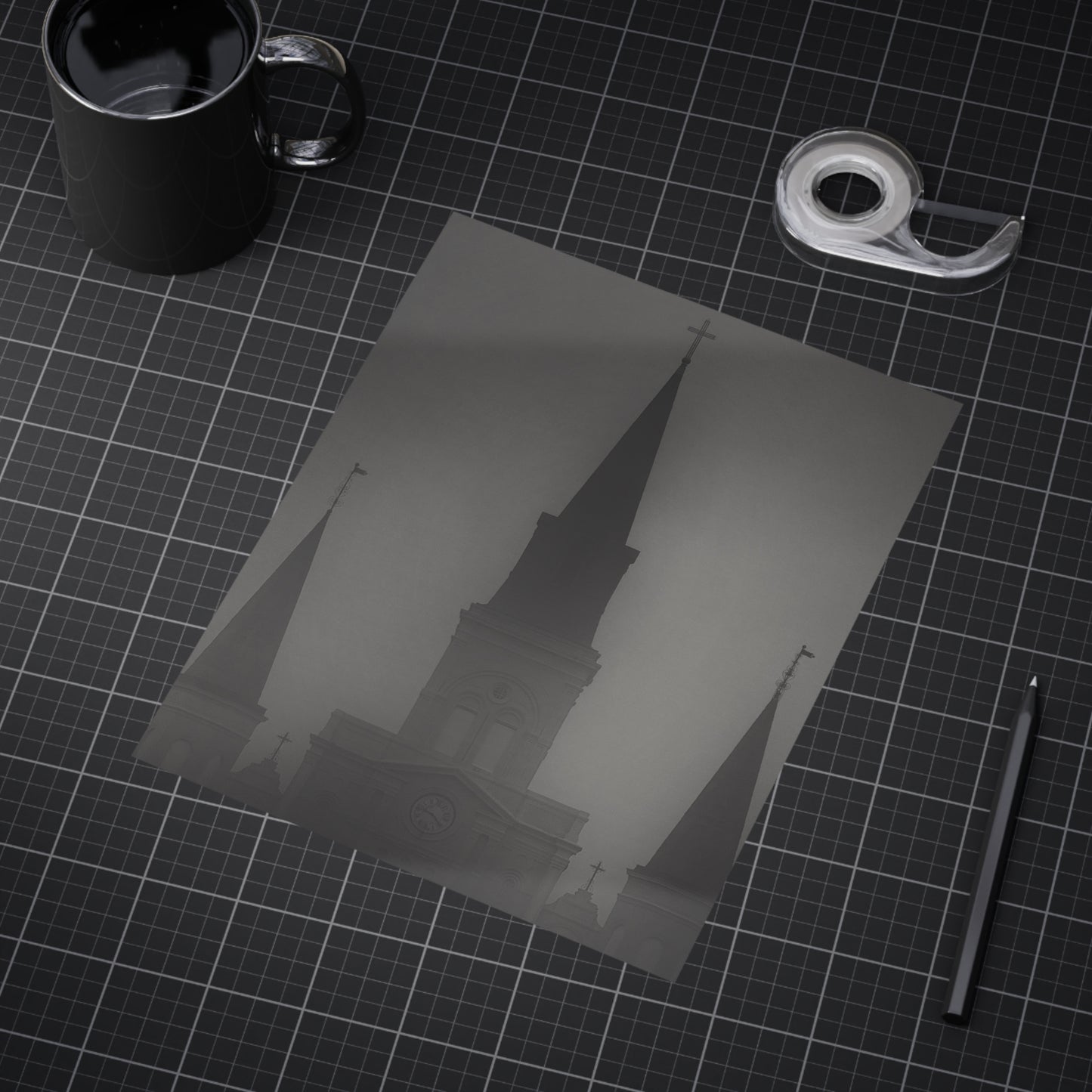 St. Louis of the Mist Paper Print