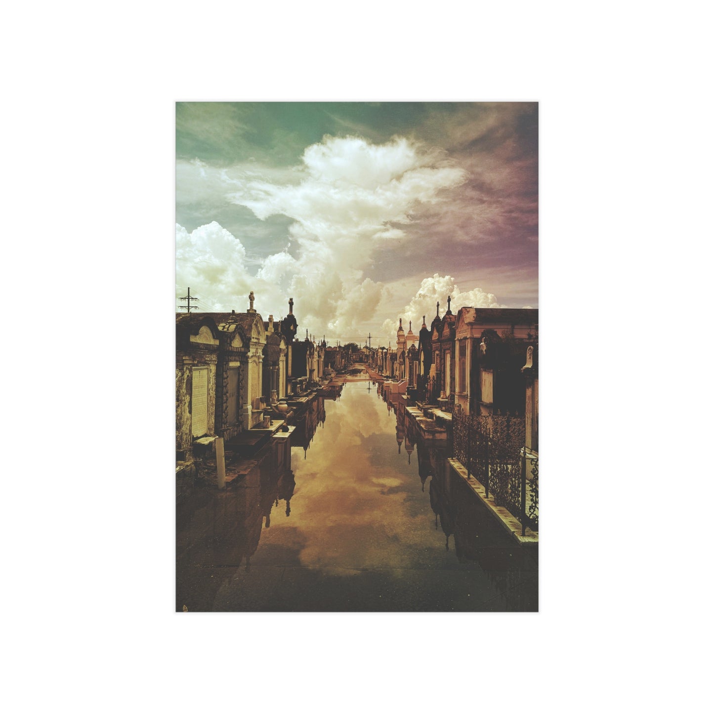 When The Sea Drenched The Heavens Paper Print