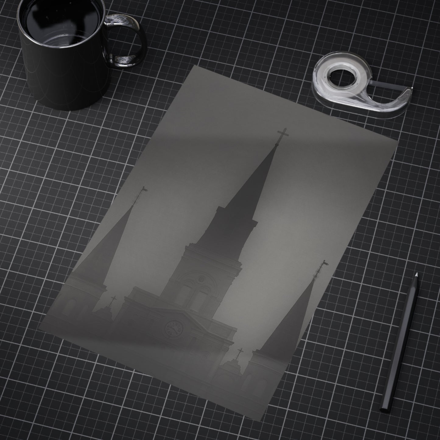 St. Louis of the Mist Paper Print