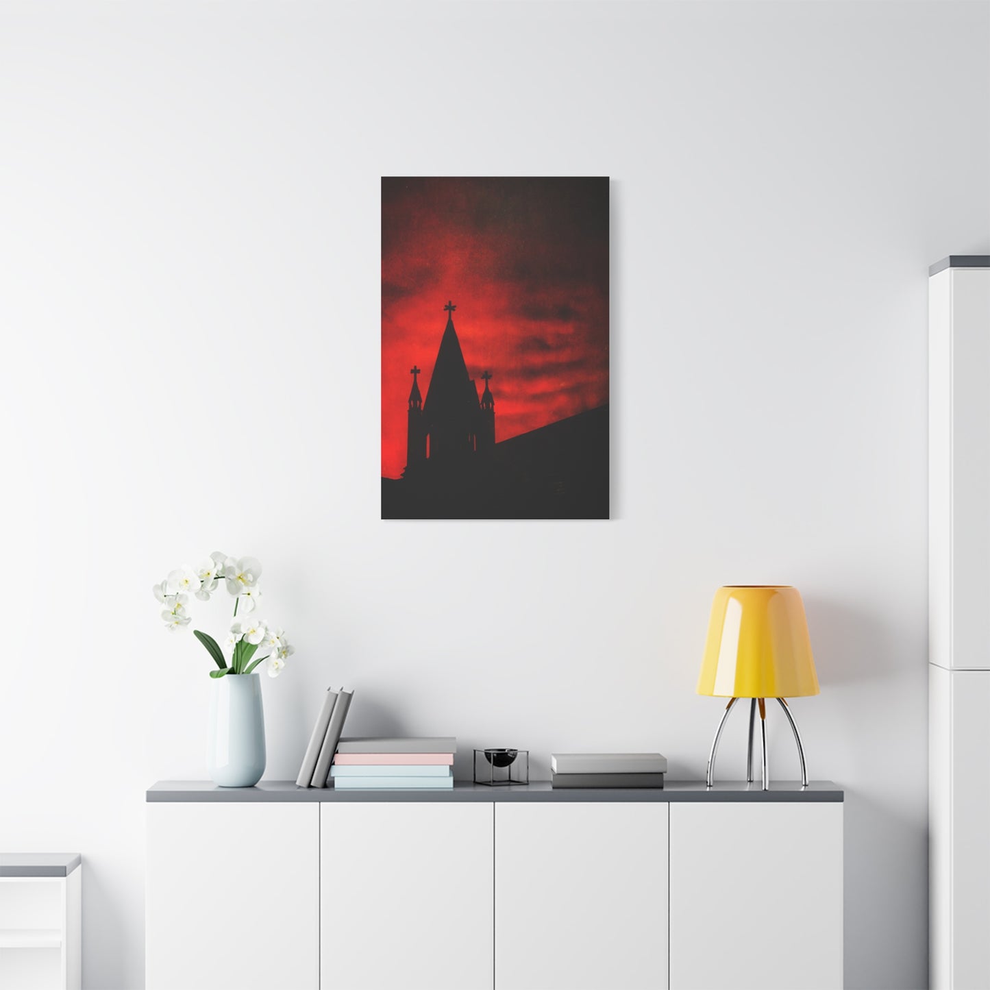 Blood Dusk Matte Canvas, Stretched, 1.25"