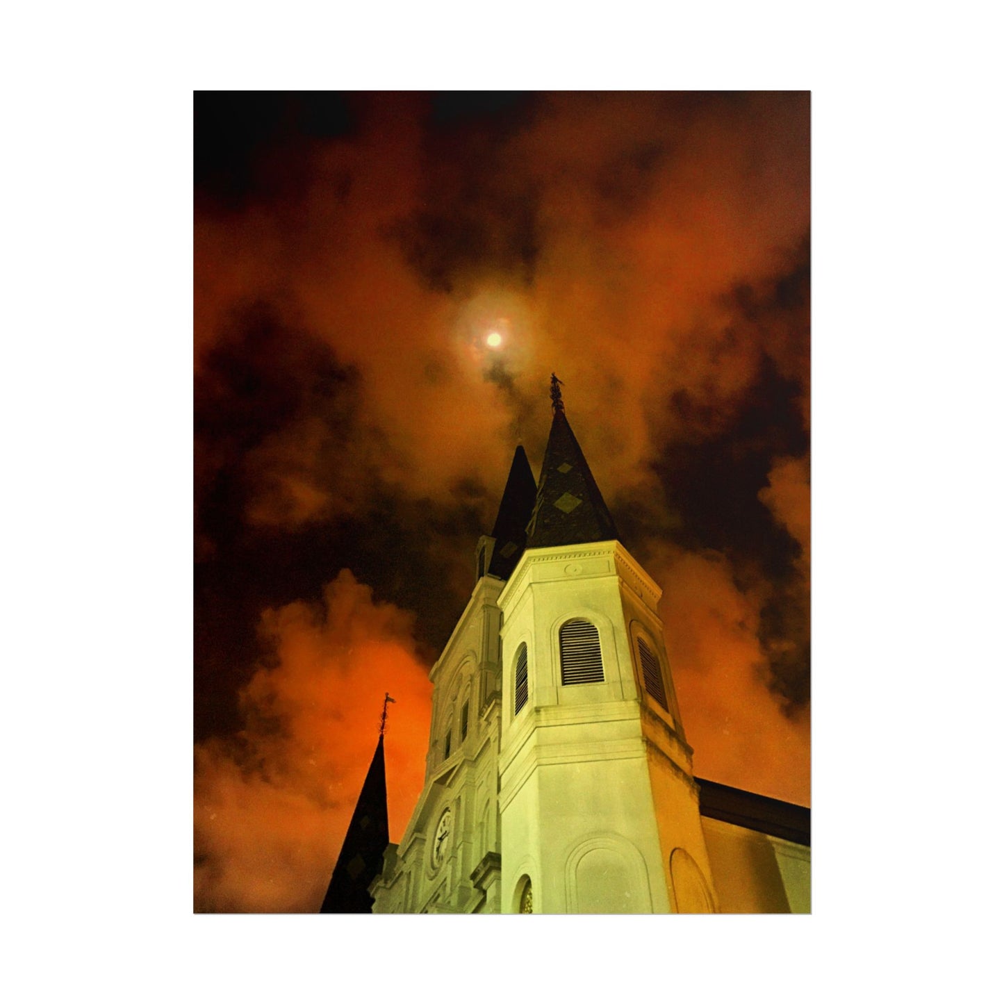 Moonrise Over St. Louis (V.2) Rolled Poster