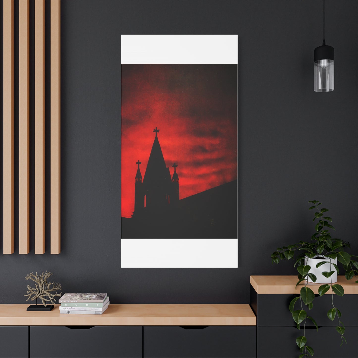 Blood Dusk Matte Canvas, Stretched, 1.25"