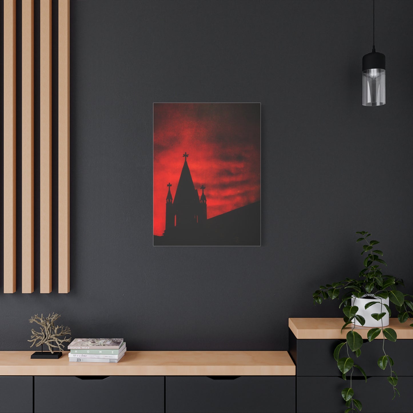 Blood Dusk Matte Canvas, Stretched, 1.25"