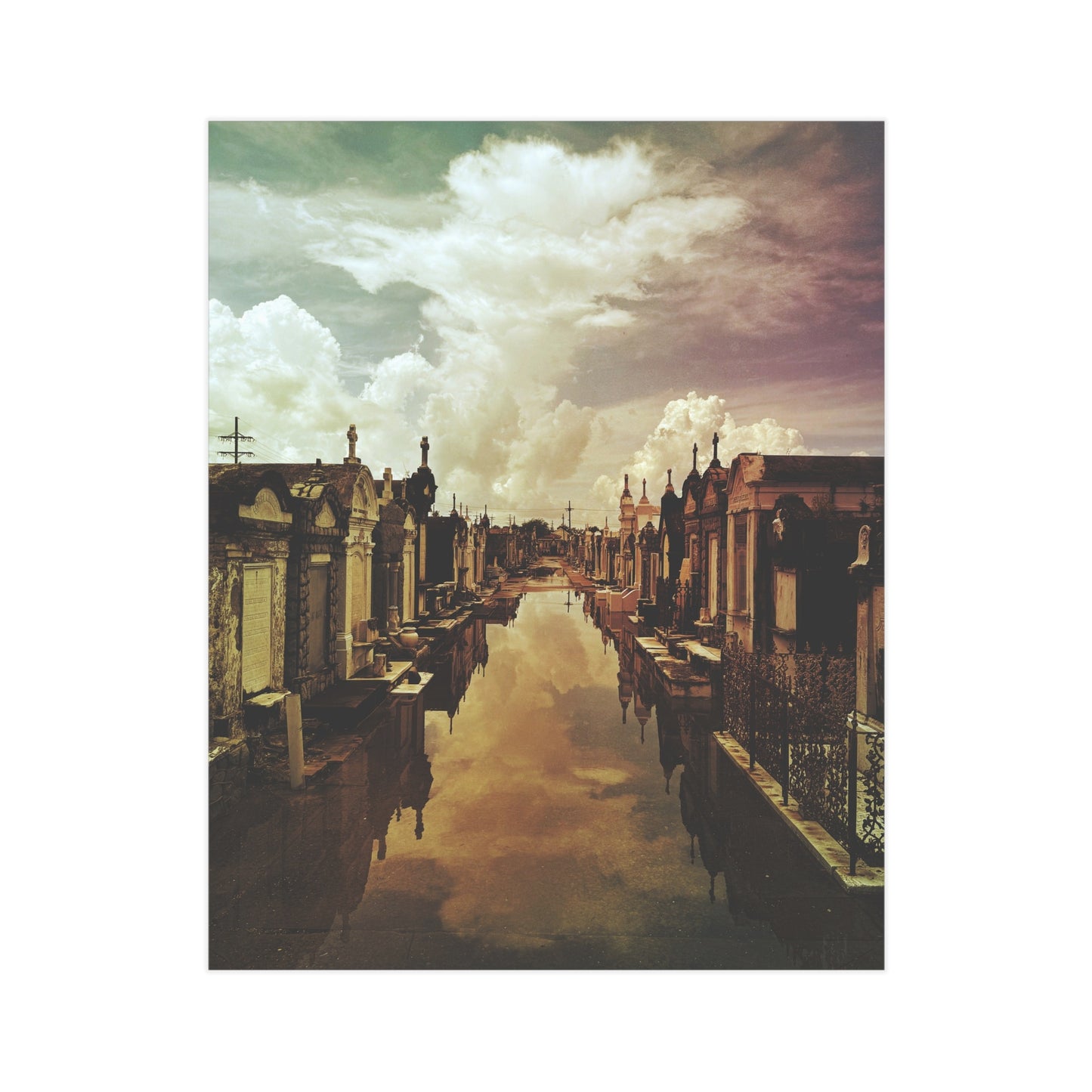 When The Sea Drenched The Heavens Paper Print