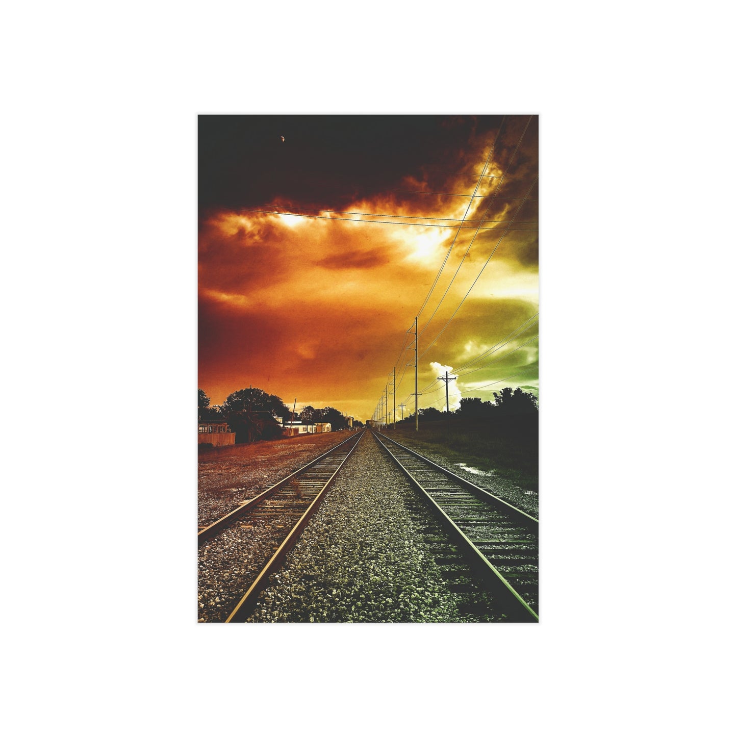 Not Choosing A Lane Paper Print