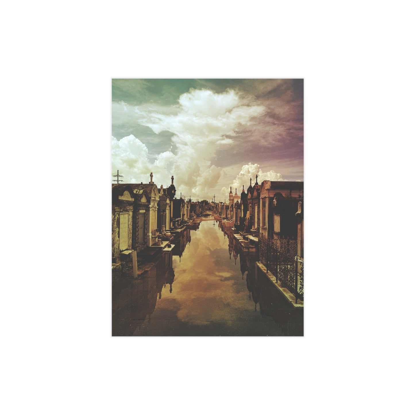 When The Sea Drenched The Heavens Paper Print