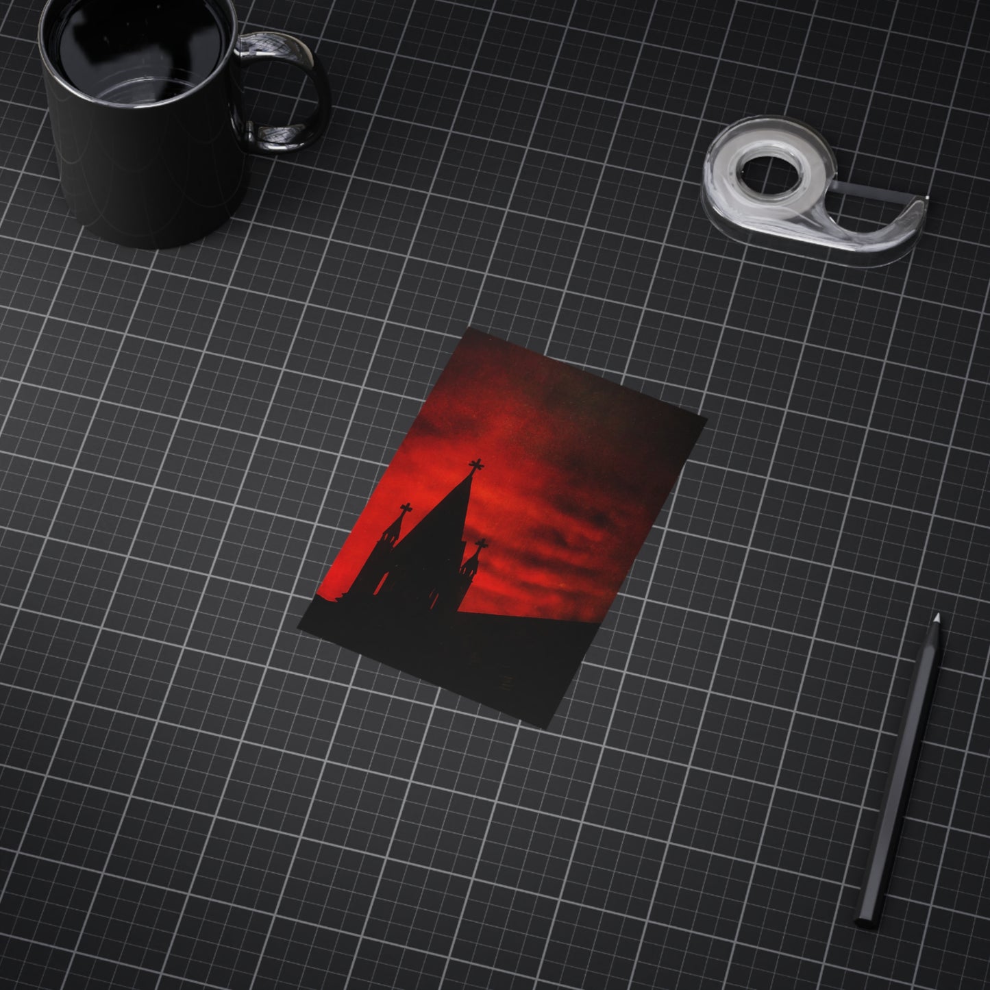 Blood Dusk Paper Print