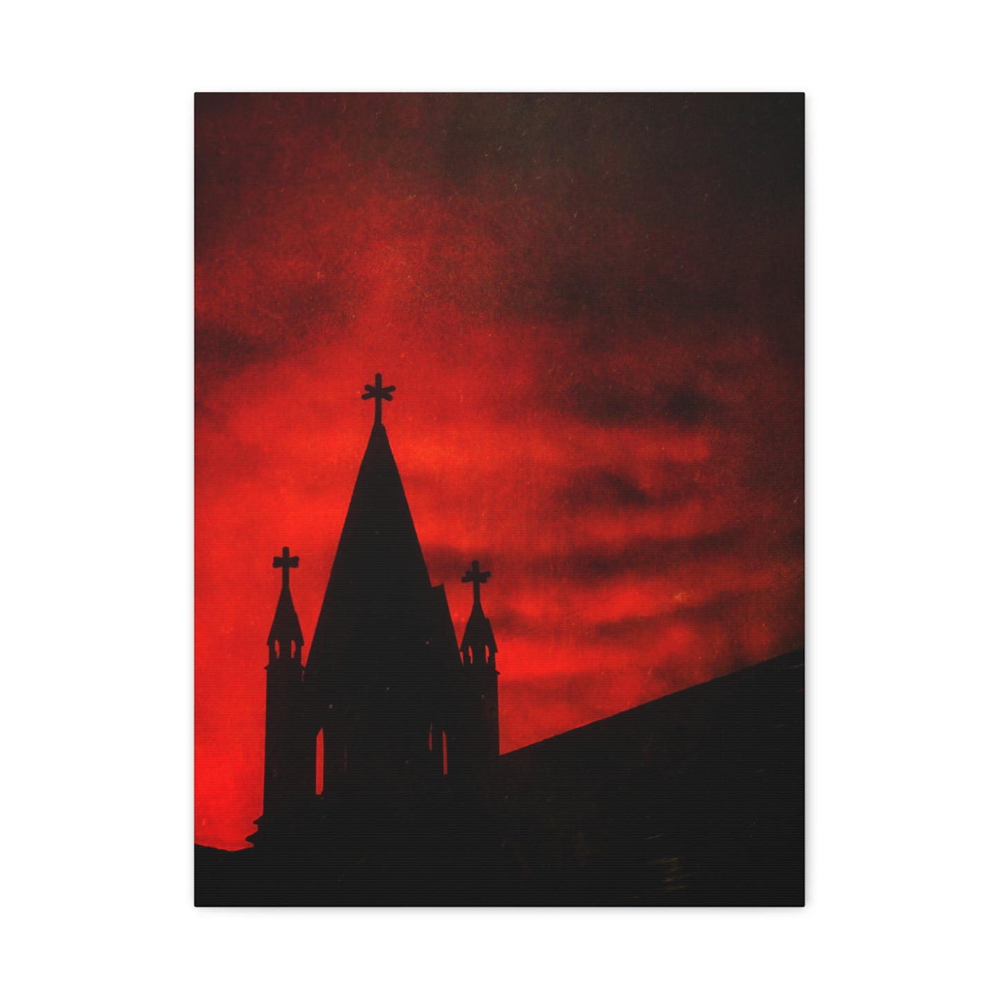 Blood Dusk Matte Canvas, Stretched, 1.25"